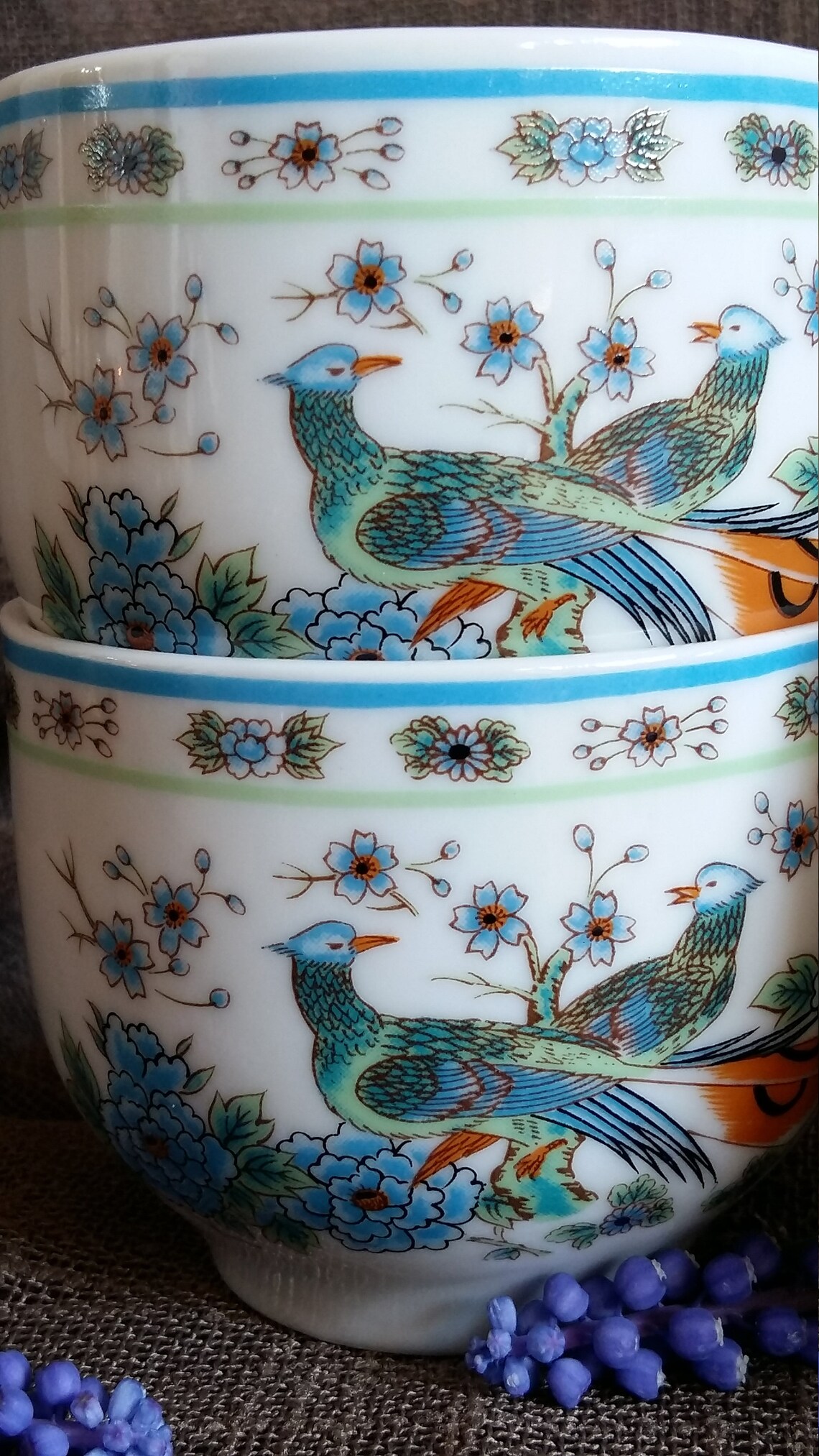 Japanese tea cups tea mugs vintage teacups set of 4 ornomental Etsy