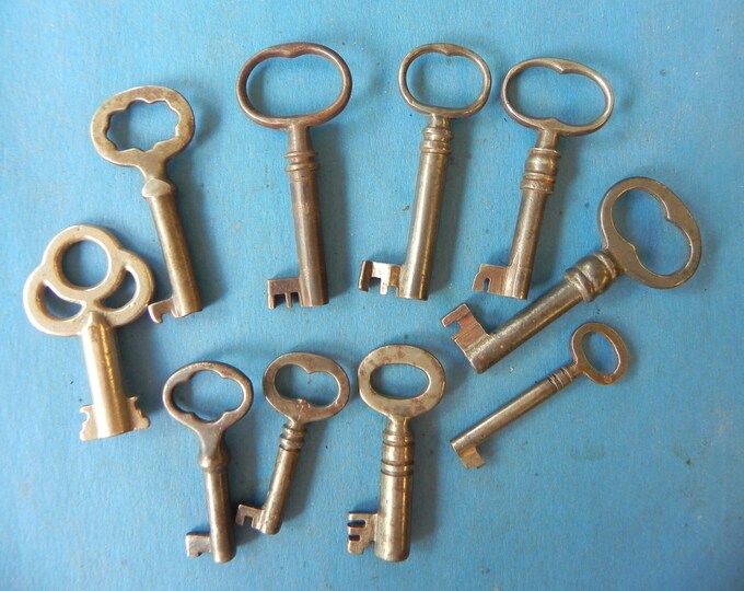 10 Antique Lock Keys. Old & Original. Etsy