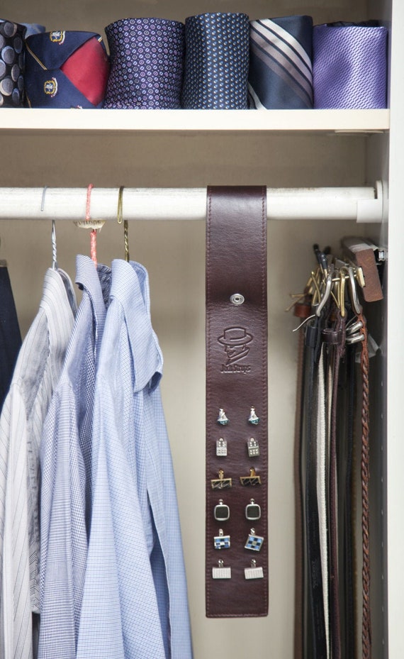 Fold Up Cufflink Strap Holds 6 Pairs of Cufflinks Etsy