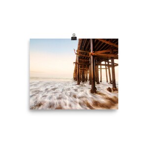 Southern California Beach Dock Print