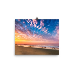 Sunrise over the Pacific Ocean Photo Print