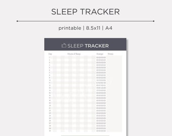 Monitoraggio del sonno stampabile