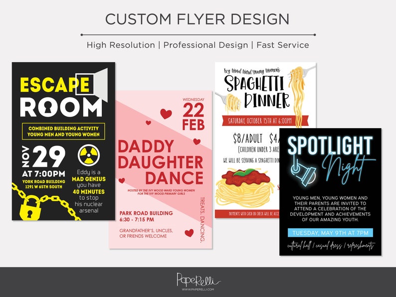 Custom Flyer Design - Etsy