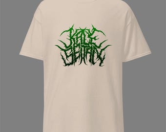 Kale Seitan Satire Shirt, Vegan Heavy Metal Tee, 100% Cotton