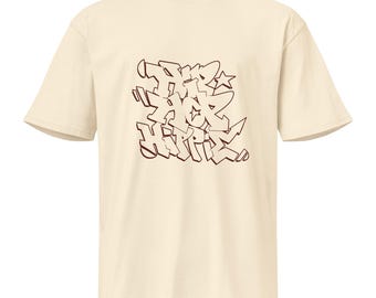 Hip Hop Hippie - Hand-Style Satire Cotton Tshirt