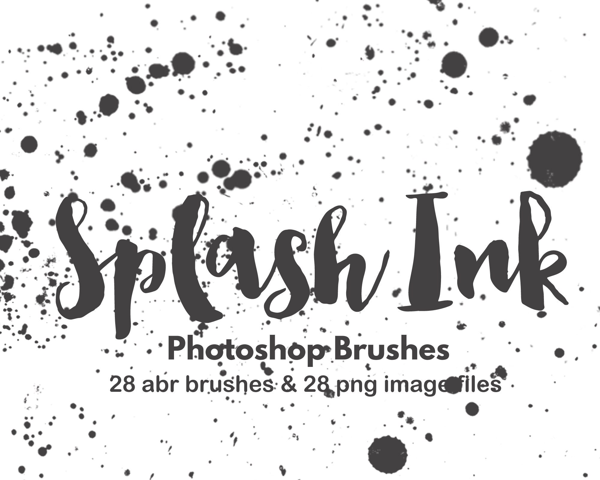 Watercolor Paint Splatter Graffiti Style Grunge Texture Brush Etsy UK