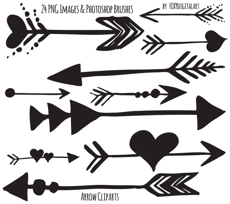 Doodle ClipArt Pen and Ink Arrows Doodle Clip Art Arrows ClipArt Custom Invitations Clip Art Digital Hand Drawn Clip Art Arrow Clip Art