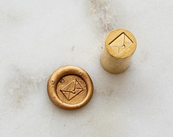 Mini cire pour enveloppes, timbre de cire de 9 mm pour la poste aux lettres, colimaçon avec cachet de cire