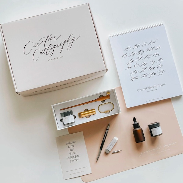 Beginner Calligraphy Starter Kit, Starter Calligraphy Kit, Calligraphy Basics for Beginners, Best Calligraphy Supply Kit