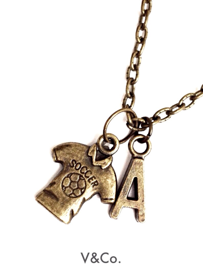 ADD ON Initial Letter Initial Charm to Customize Any Necklace Etsy