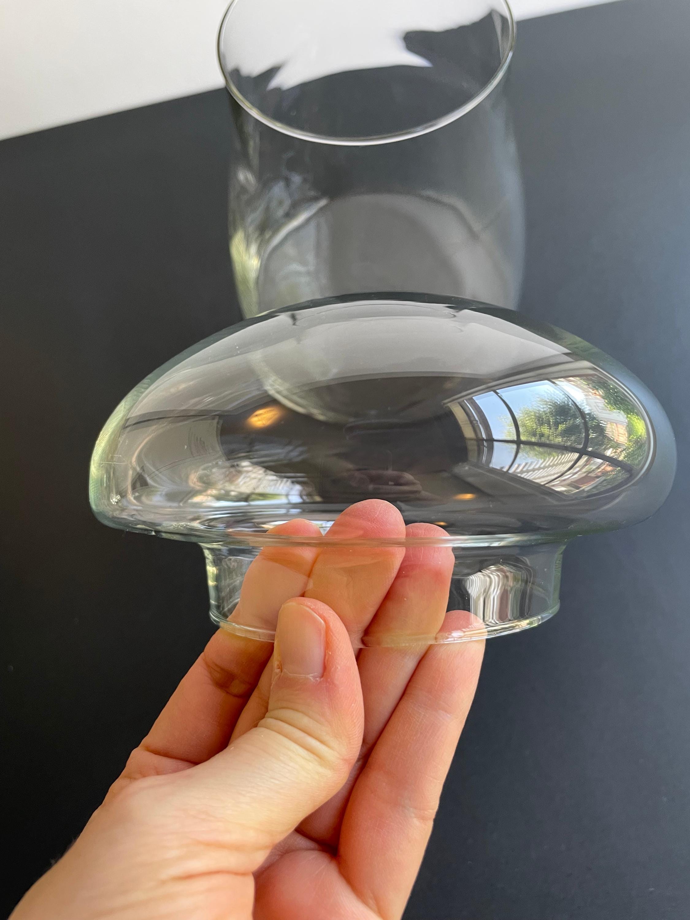 Libbey CRYSTAL MUSHROOMS リビー　ガラスキャニスター Libbey CRYSTAL MUSHROOMS リビー ガラスキャニスター