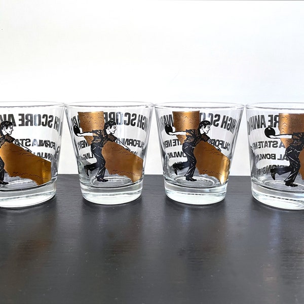 Bowling Glasses Etsy