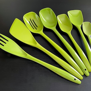 Vintage Green Melamine Kitchen Utensil