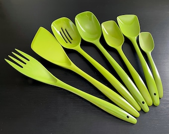 Vintage Green Melamine Kitchen Utensil