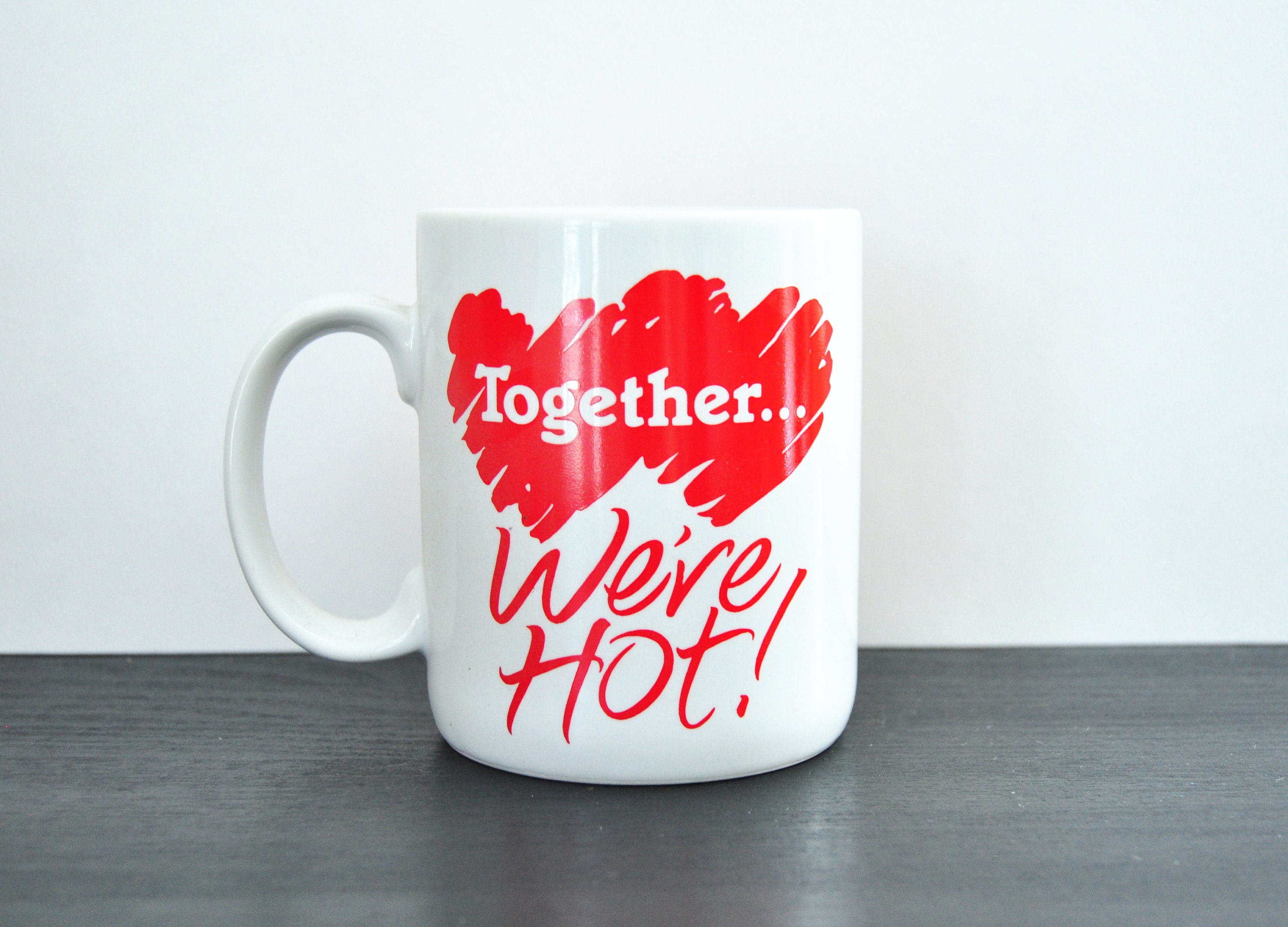 Vintage Hallmark Valentine's Day Mug, Together We're Hot