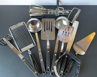 Vintage Stainless Kitchen Utensils, Choose your Type