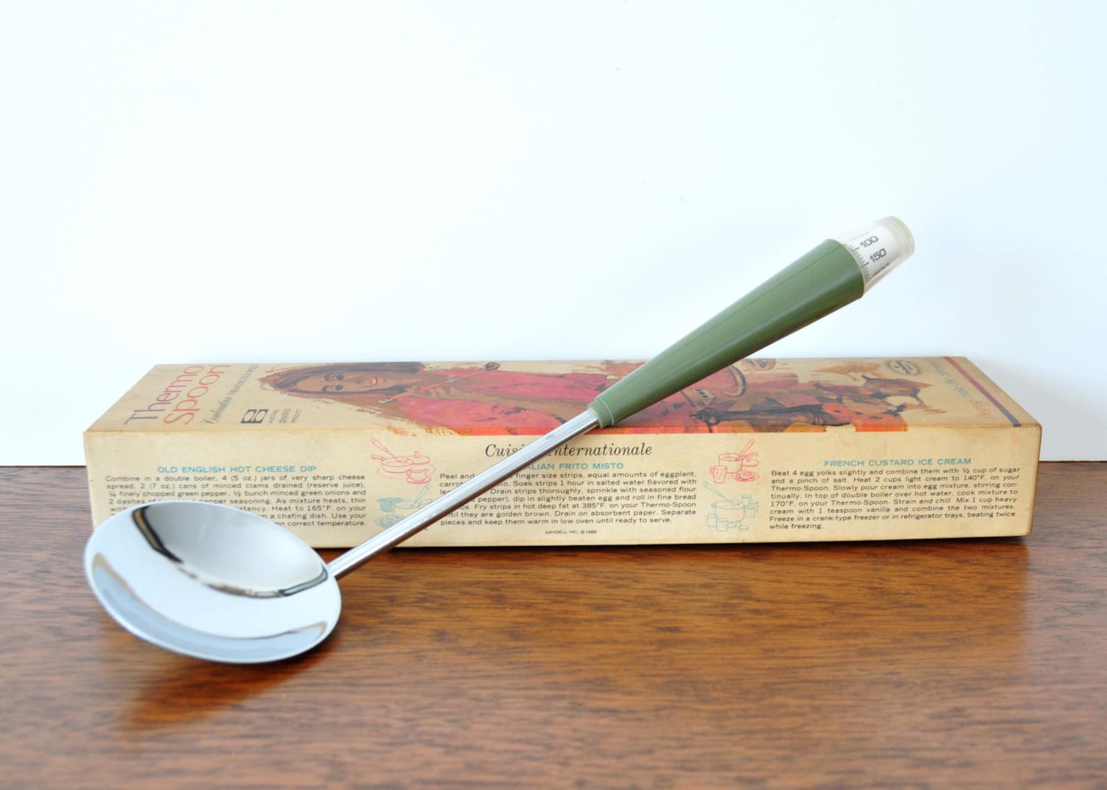 Vintage Thermo Spoon Cooking Spoon and Thermometer Etsy