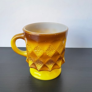 Vintage Kimberly Diamond Pattern Mug by Fire King