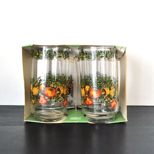 Vintage Libbey Spice O&#39; Life Glass Tumblers