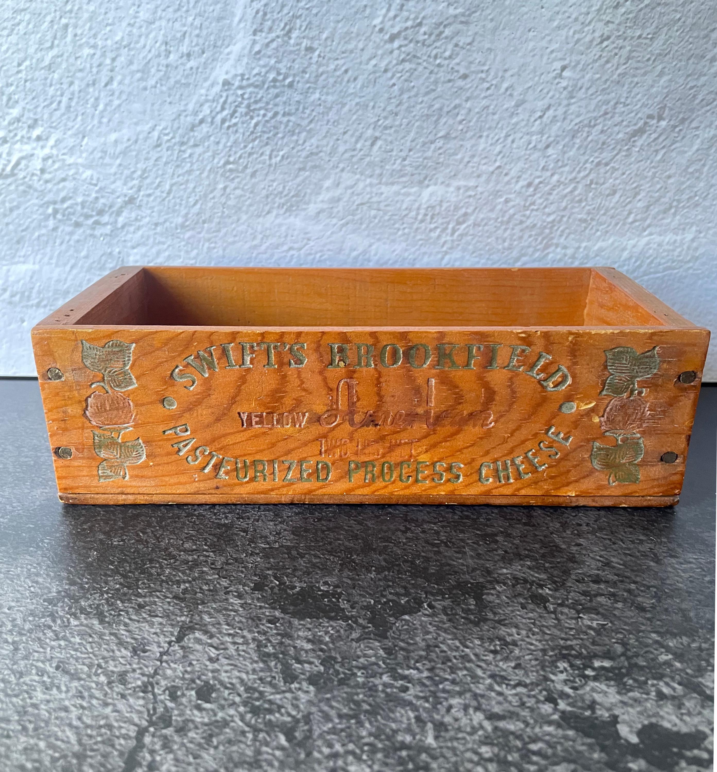 Antique Wooden Cheese Box - Etsy