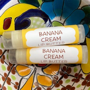 Banana Cream Lip Butter ~ Lip Balm ~ Lip Moisturizer ~ Lip Gloss ~ Shea Butter Balm ~ Lip Care