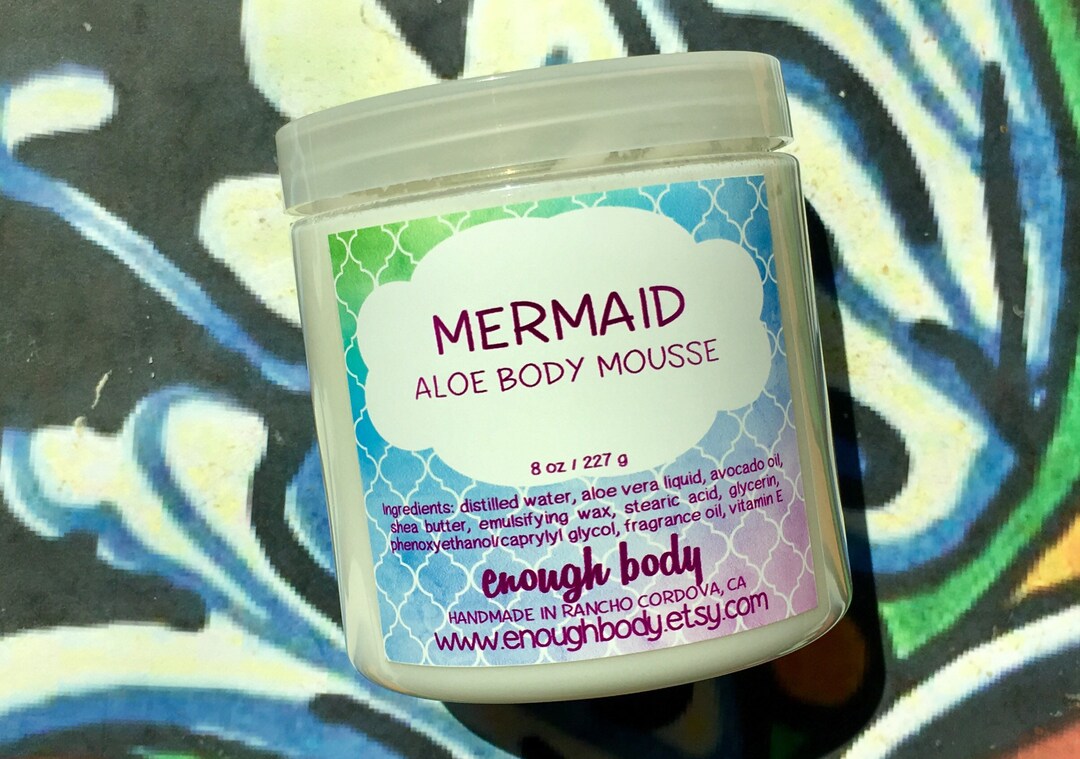 Mermaid Aloe Body Mousse ~ Shea Butter Lotion ~ Aloe Lotion ~ Body