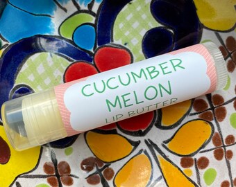 Cucumber Melon Lip Butter ~ Lip Balm ~ Lip Moisturizer ~ Lip Gloss ~ Shea Butter Balm ~ Lip Care