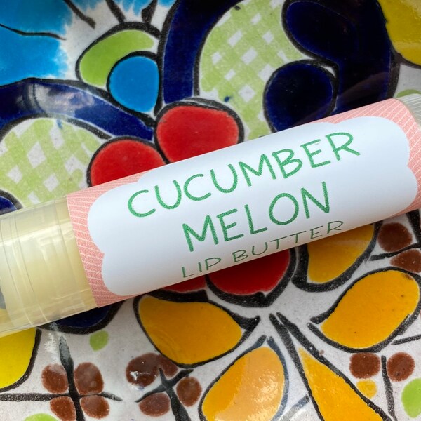 Cucumber Melon Lip Butter ~ Lip Balm ~ Lip Moisturizer ~ Lip Gloss ~ Shea Butter Balm ~ Lip Care