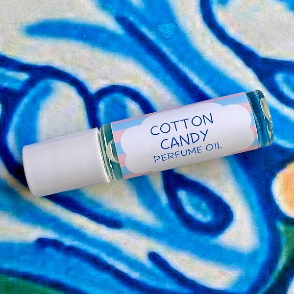 Cotton Candy Perfume Oil ~ Roll On Oil ~ Vegan Perfume ~ Roll on Perfume ~ Fragrance Oil