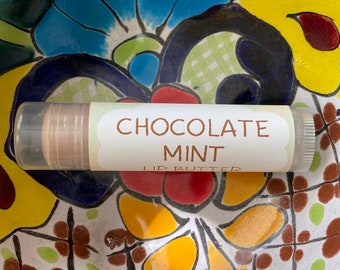 Chocolate Mint Lip Butter ~ Lip Balm ~ Lip Moisturizer ~ Lip Gloss ~ Shea Butter Balm ~ Lip Care