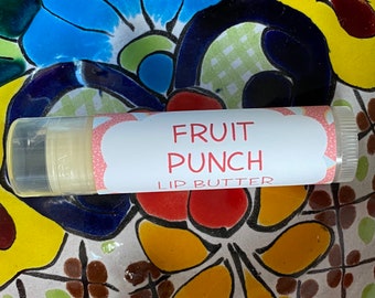 Fruit Punch Lip Butter ~ Lip Balm ~ Lip Moisturizer ~ Lip Gloss ~ Shea Butter Balm ~ Lip Care