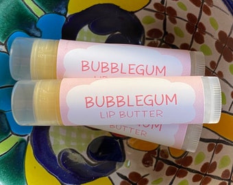 Bubblegum Lip Butter ~ Lip Balm ~ Lip Moisturizer ~ Lip Gloss ~ Shea Butter Balm ~ Lip Care