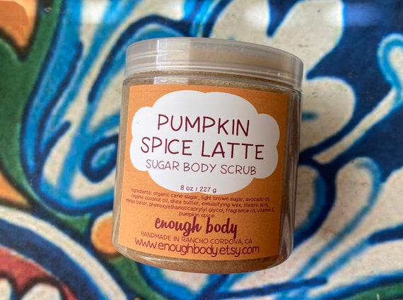 Pumpkin Spice Latte Sugar Scrub ~ Body Scrub ~ Exfoliating Scrub ~ Body Polish ~ Emulsified Scrub