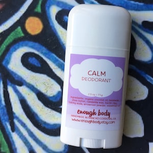 Calm Natural Deodorant Stick ~ Aluminum Free Deodorant