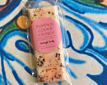 Pumpkin Cookie Crunch Wax Melt ~ Wax Tart ~ Wax Snap bar