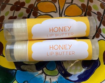 Honey Lip Butter ~ Lip Balm ~ Lip Moisturizer ~ Lip Gloss ~ Shea Butter Balm ~ Lip Care