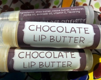 Chocolate Lip Butter ~ Lip Balm ~ Lip Moisturizer ~ Lip Gloss ~ Shea Butter Balm ~ Lip Care