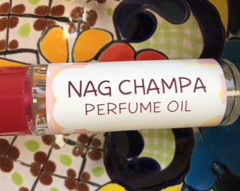 Nag Champa Perfume Oil ~ Roll On Oil ~ Vegan Perfume ~ Roll On Perfume ~ Fragrance Oil