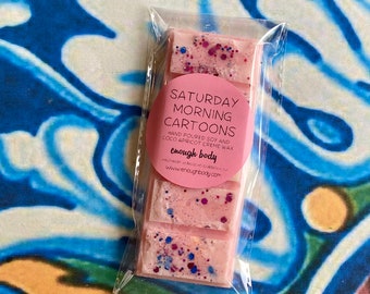 Saturday Morning Cartoons Wax Melt ~ Wax Tart ~ Wax Snap bar
