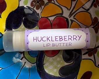 Huckleberry Lip Butter ~ Lip Balm ~ Lip Moisturizer ~ Lip Gloss ~ Shea Butter Balm ~ Lip Care