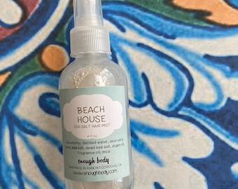 Beach House Sea Salt Hair Spray ~ Texture Spray ~ Hair Mist ~ Scented Hair Spray ~ Salt Spray ~ Beach Waves Spray~ Hair Perfume