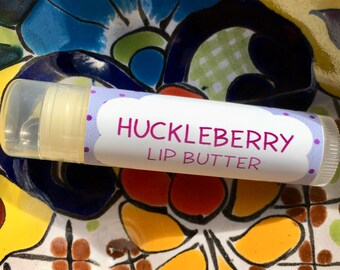 Huckleberry Lip Butter ~ Lip Balm ~ Lip Moisturizer ~ Lip Gloss ~ Shea Butter Balm ~ Lip Care