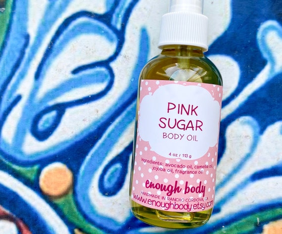 Pink Sugar Body Oil ~ Dry Oil ~ Moisturizing Body Oil ~ Spray Oil ~ Body  Spray