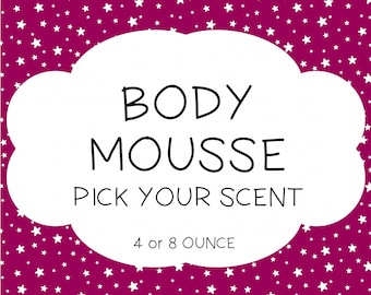 Aloe Body Mousse ~ Choose Your Scent ~ Custom Scent ~ Shea Butter Lotion ~ Aloe Lotion ~ Body Cream ~ Body Mousse ~ Body Butter