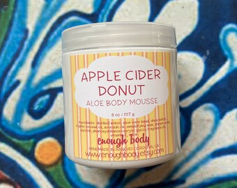 Apple Cider Donut Aloe Body Mousse ~ Shea Butter Lotion ~ Aloe Lotion ~ Body Cream ~ Body Mousse ~ Body Butter