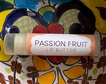 Passion Fruit Lip Butter ~ Lip Balm ~ Lip Moisturizer ~ Lip Gloss ~ Shea Butter Balm ~ Lip Care