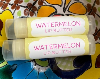 Watermelon Lip Butter ~ Lip Balm ~ Lip Moisturizer ~ Lip Gloss ~ Shea Butter Balm ~ Lip Care