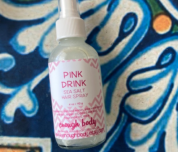 Pink Drink Sea Salt Hair Spray Texture Spray Hair Mist Scented