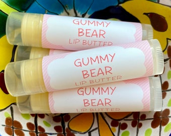 Gummy Bear Lip Butter ~ Lip Balm ~ Lip Moisturizer ~ Lip Gloss ~ Shea Butter Balm ~ Lip Care
