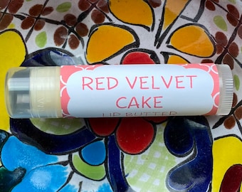 Red Velvet Cake Lip Butter ~ Lip Balm ~ Lip Moisturizer ~ Lip Gloss ~ Shea Butter Balm ~ Lip Care